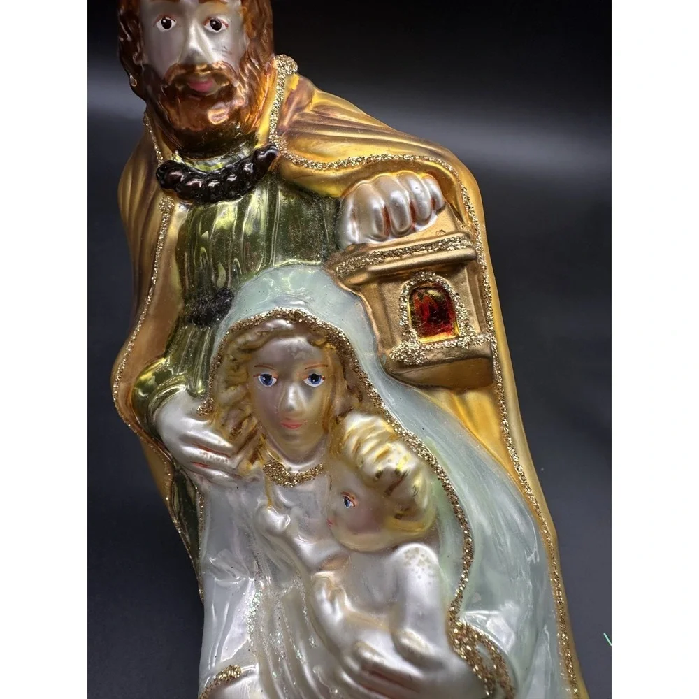 KURT ADLER POLONAISE VATICAN HOLY‎ FAMILY ORNAMENT AP898 6.5